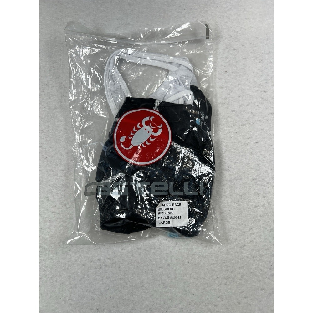 NWT Castelli Team Kit Aero Race Bibshort KISS Pad Women's Size Large - Picture 7 of 10
